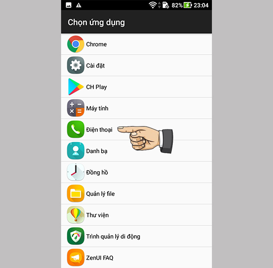 Thay đổi ứng dụng